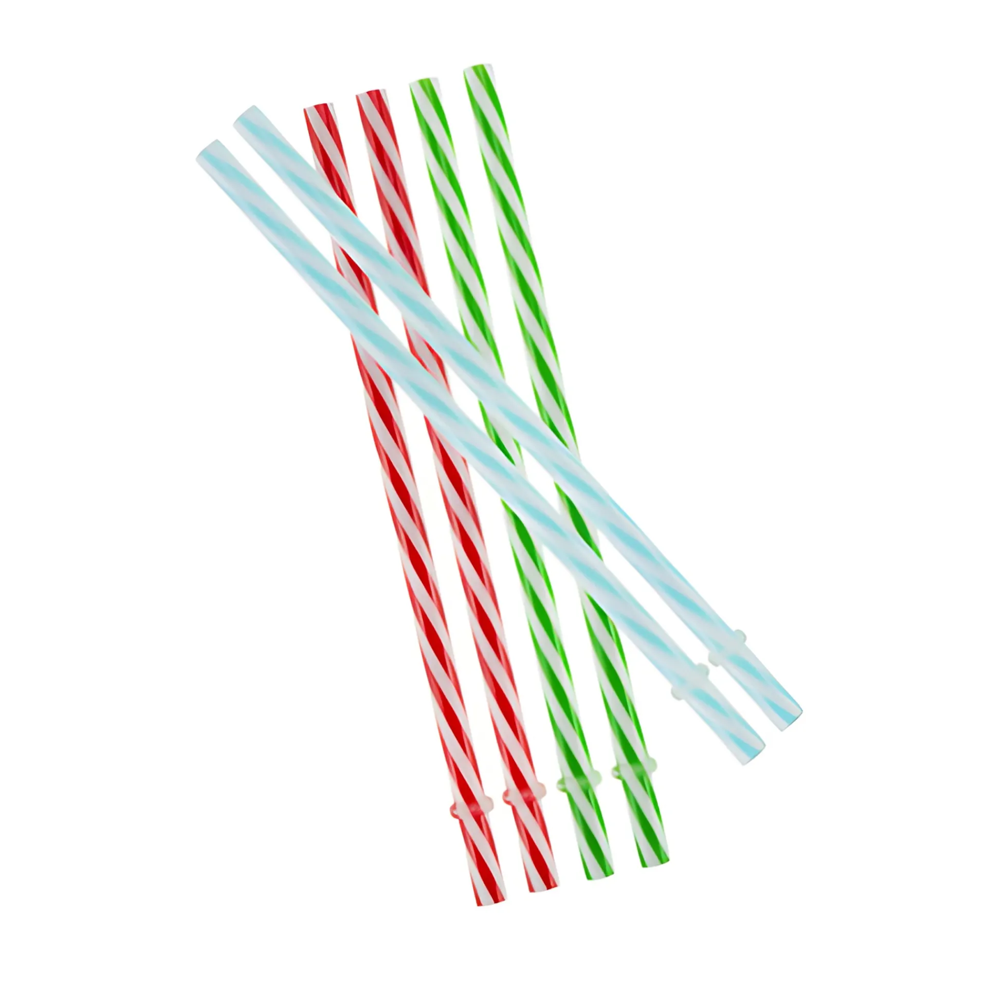 Saft & Sirup|Picknick-Zubehör|Trinkhalm wiederverwendbar 19 cm, Ø 7,7 mm, mehrfarbig, 6 Stück