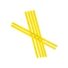Picknick-Zubehör|Grillparty|Trinkhalm wiederverwendbar 19 cm, Ø 7,7 mm, 6er Pack, gelb