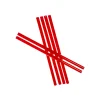 Feiern Und Feste|Trinkhalme|Trinkhalm wiederverwendbar 19 cm, Ø 7,7 mm, 6er Pack, rot