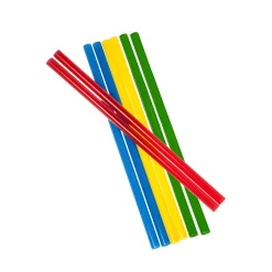Feiern Und Feste|Picknick-Zubehör|Trinkhalm wiederverwendbar 14 cm, Ø 7,7 mm 4-farbig, 8 Stück