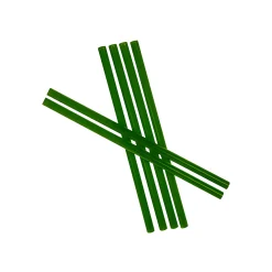 Saft & Sirup|Feiern Und Feste|Trinkhalm wiederverwendbar 19 cm, Ø 7,7 mm, 6er Pack, grün