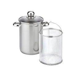 ELO Stahlwaren Gemüse Auf Vorrat|Schüsseln, Siebe, Töpfe|Universaltopf 3,9 Liter ELO