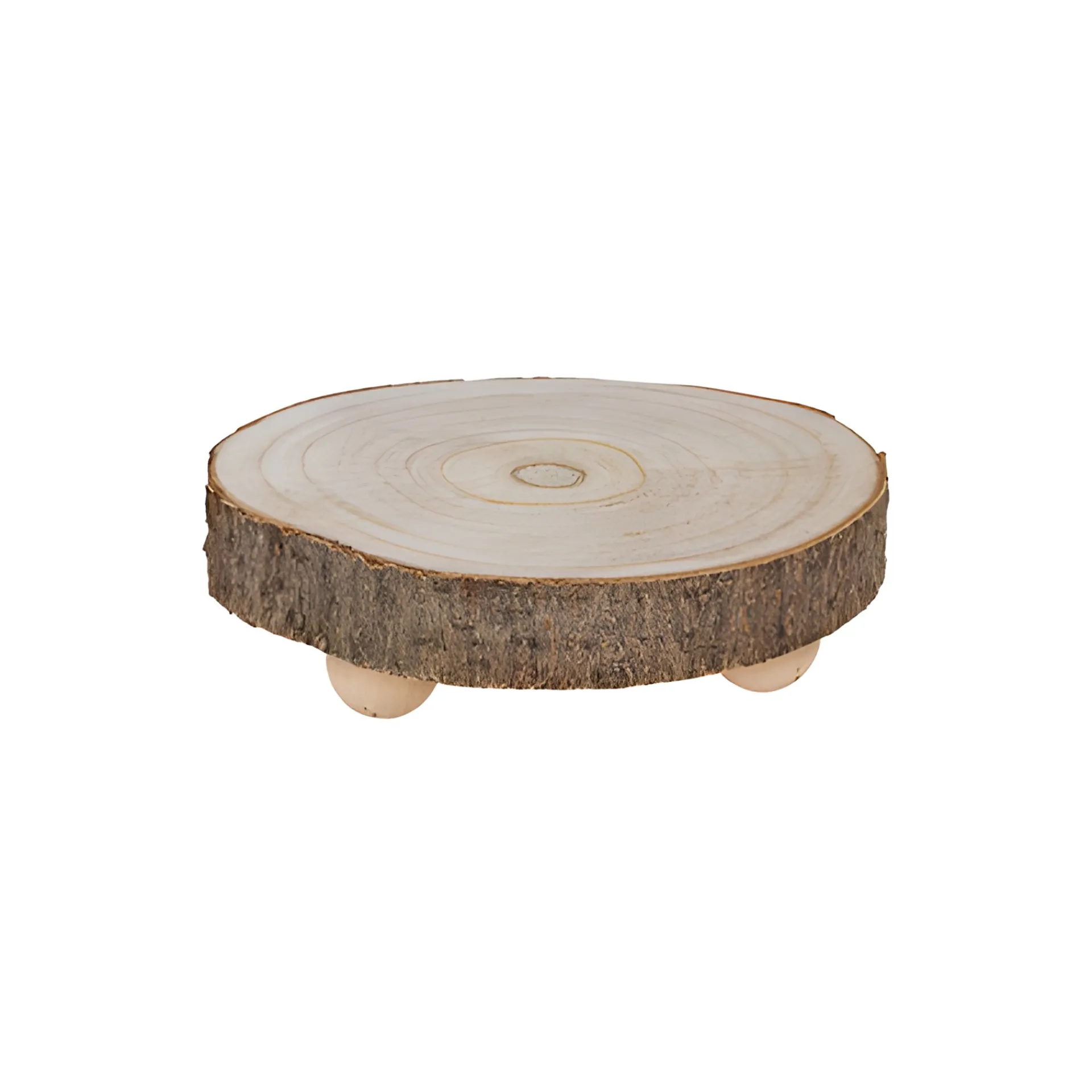 Untersetzer|Buffetpräsentation|Untersetzer 'Baumscheibe' mit Füßen, Ø 16 cm