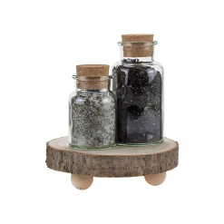 Untersetzer|Buffetpräsentation|Untersetzer 'Baumscheibe' mit Füßen, Ø 16 cm