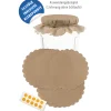 Apfel-, Birnen-, Quittenzeit|Deckchen|Vliesdeckchen Ø 135 mm natur, 10 Stück
