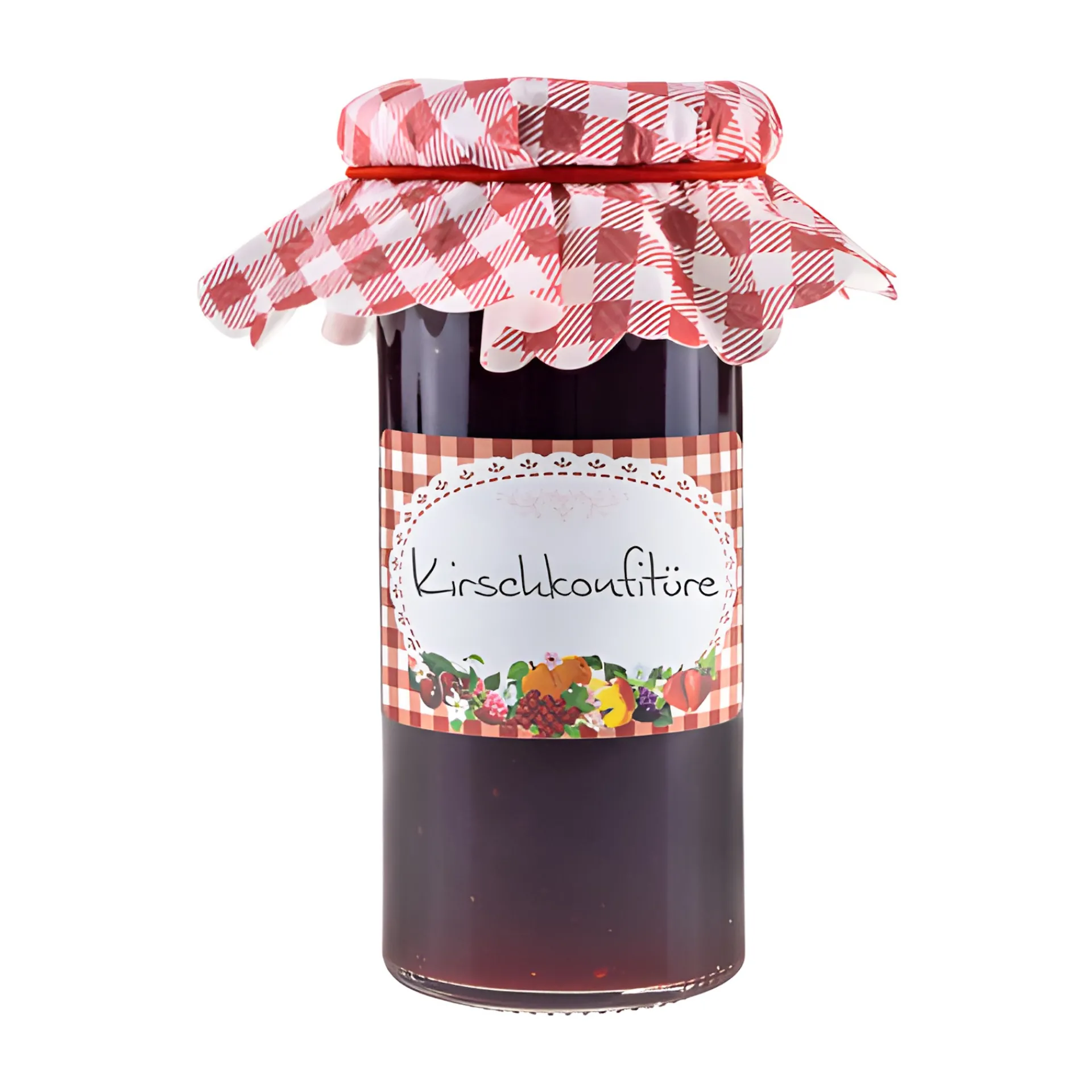 Deckchen|Deckchen-Sets|Vliesdeckchen Ø 135 mm rot kariert, 100 Stück