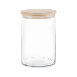 Aufbewahren|Mehl, Nudeln Und Reis|Vorratsglas 'Inga'  880 ml mit Holzdeckel