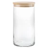 Aufbewahren|Mehl, Nudeln Und Reis|Vorratsglas 'Inga' 1210 ml mit Holzdeckel