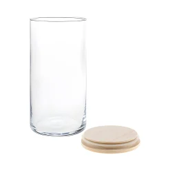 Aufbewahren|Mehl, Nudeln Und Reis|Vorratsglas 'Inga' 1210 ml mit Holzdeckel