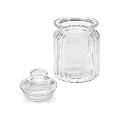 Gläser Ab 200 Ml|Vorratsgläser|Vorratsglas mit Facetten  260 ml