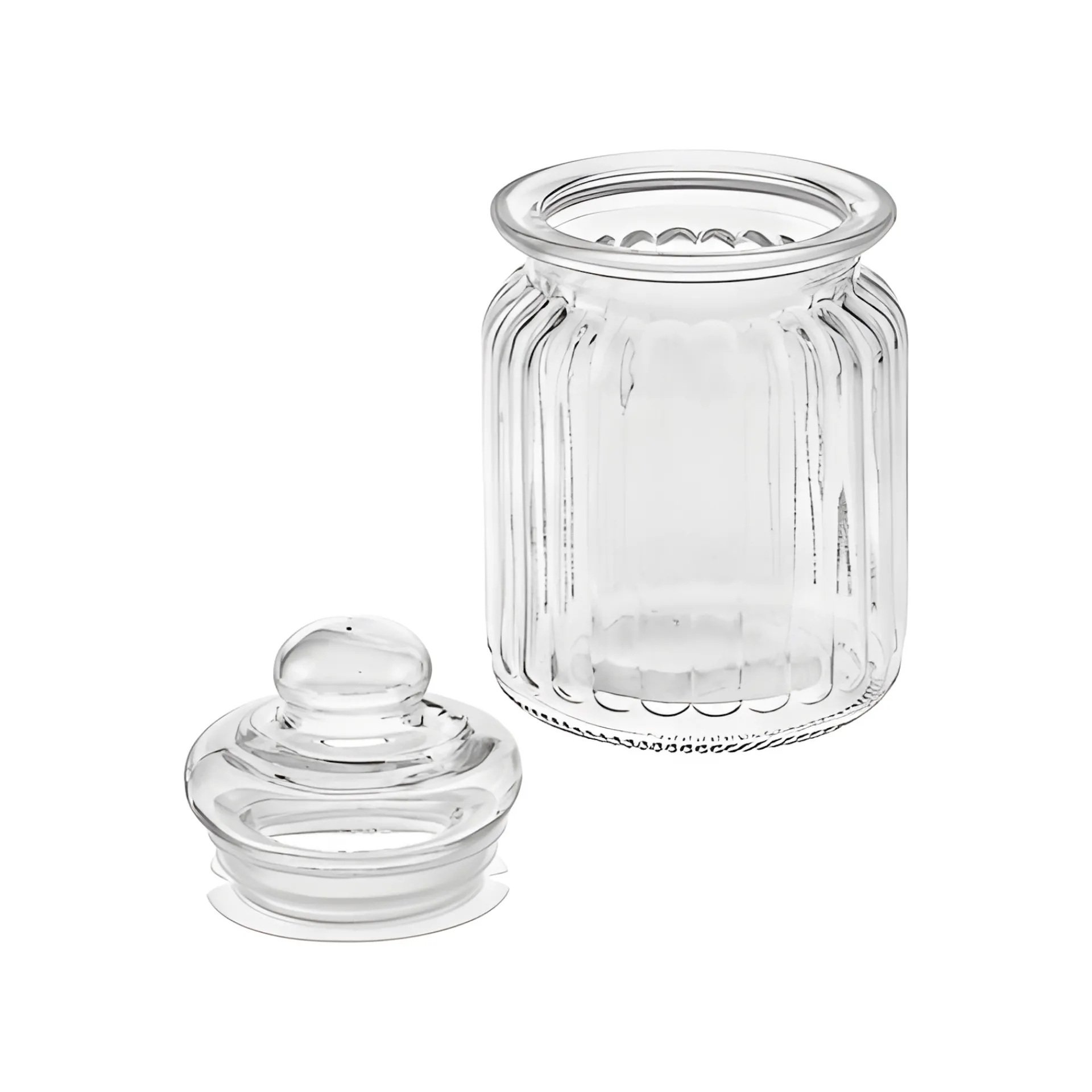 Gläser Ab 200 Ml|Vorratsgläser|Vorratsglas mit Facetten 260 ml