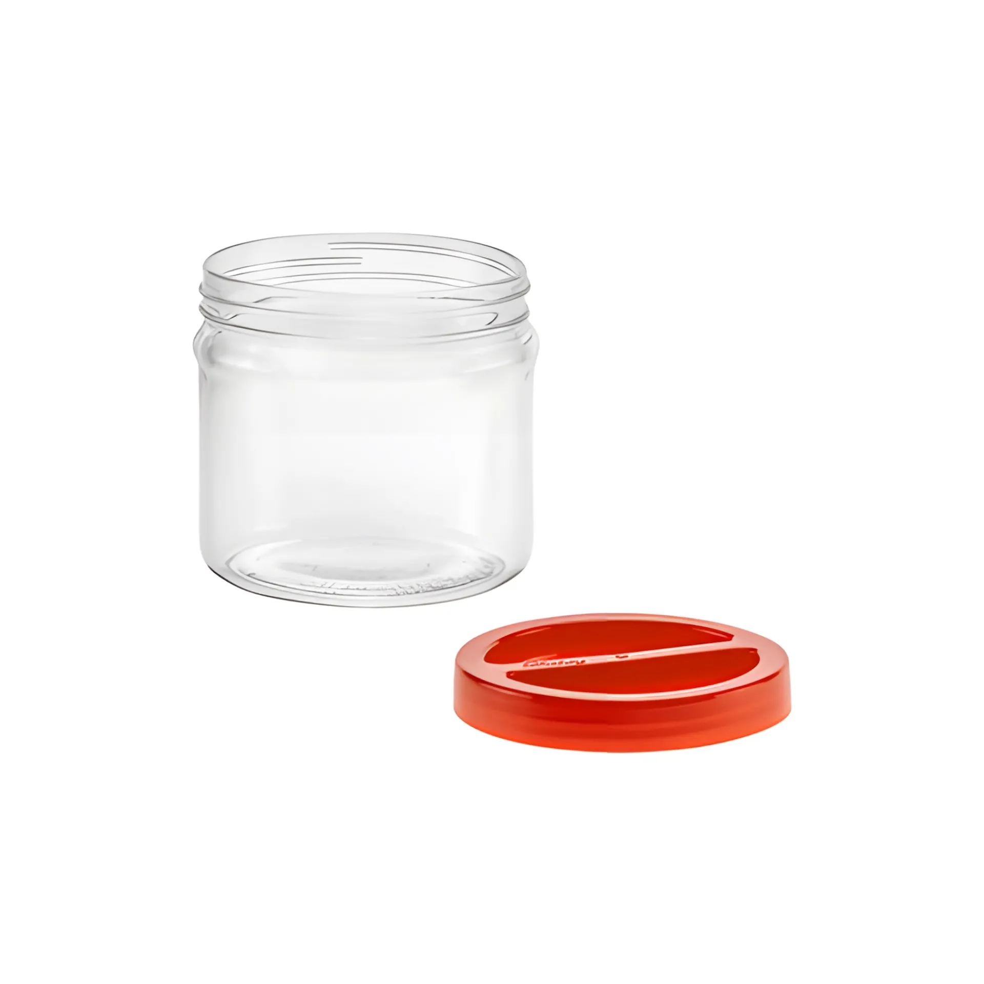 Fermentiergläser & Zubehör|Picknick-Zubehör|Vorratsglas 'Ortes' 1 Liter mit Schraubdeckel rot