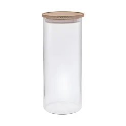 Aufbewahren|Mehl, Nudeln Und Reis|Vorratsglas Simax 1,5 Liter mit Holzdeckel