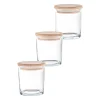 Gewürze Und Kräuter|Giveaways|Vorratsglas 'Würzi' 200 ml mit Holzdeckel, 3er Pack