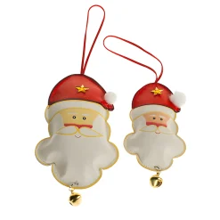 Deko|Weihnachtsanhänger 'Weihnachtsmann' - 2er Set