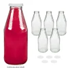Saft & Sirup|Flaschen-Sets|Weithalsflasche 500 ml mit Facetten, 6er Set